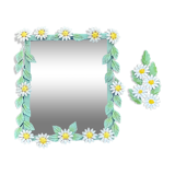 Vintage Italian metal mirror