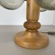 Large Organic Sculptural PINE Wooden Table Light by Temde Lights, Germany 1