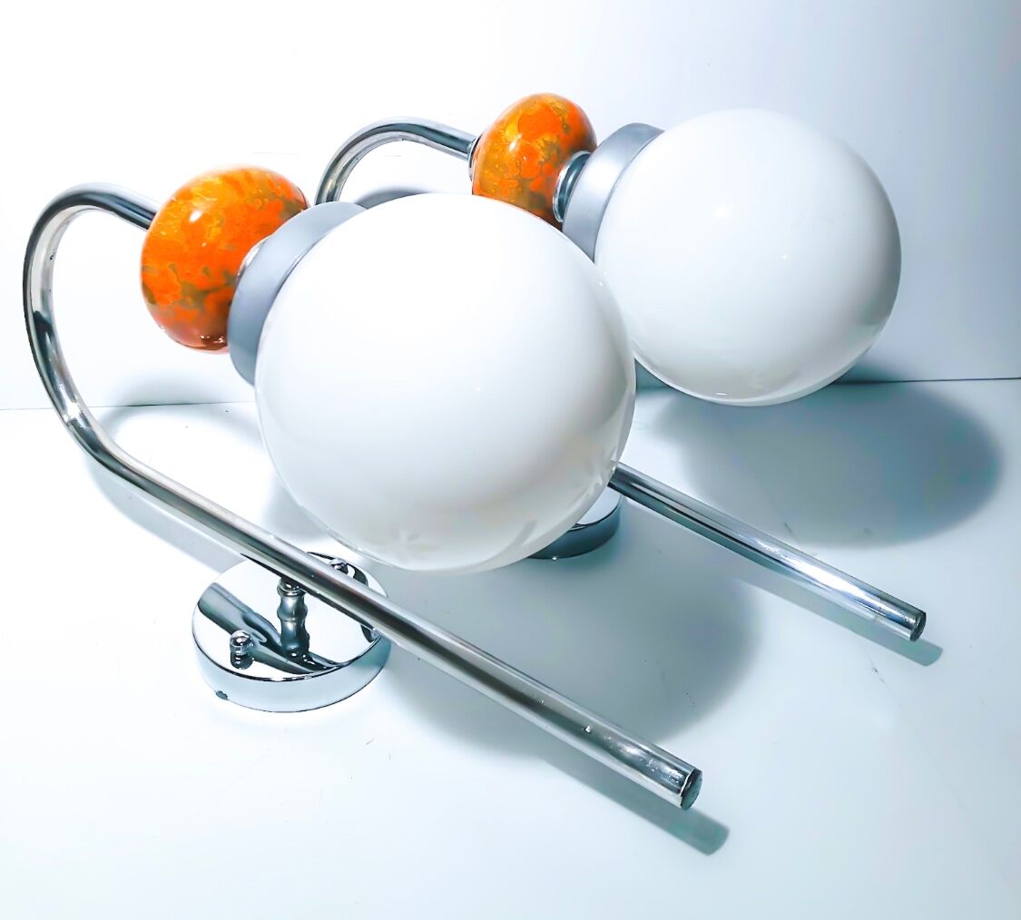 Vintage ball sconces