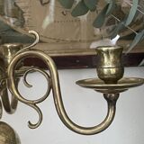 Brass candlestick 46cm