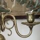 Brass candlestick 46cm