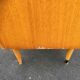 Vintage oak chest of drawers veneered on chipboard