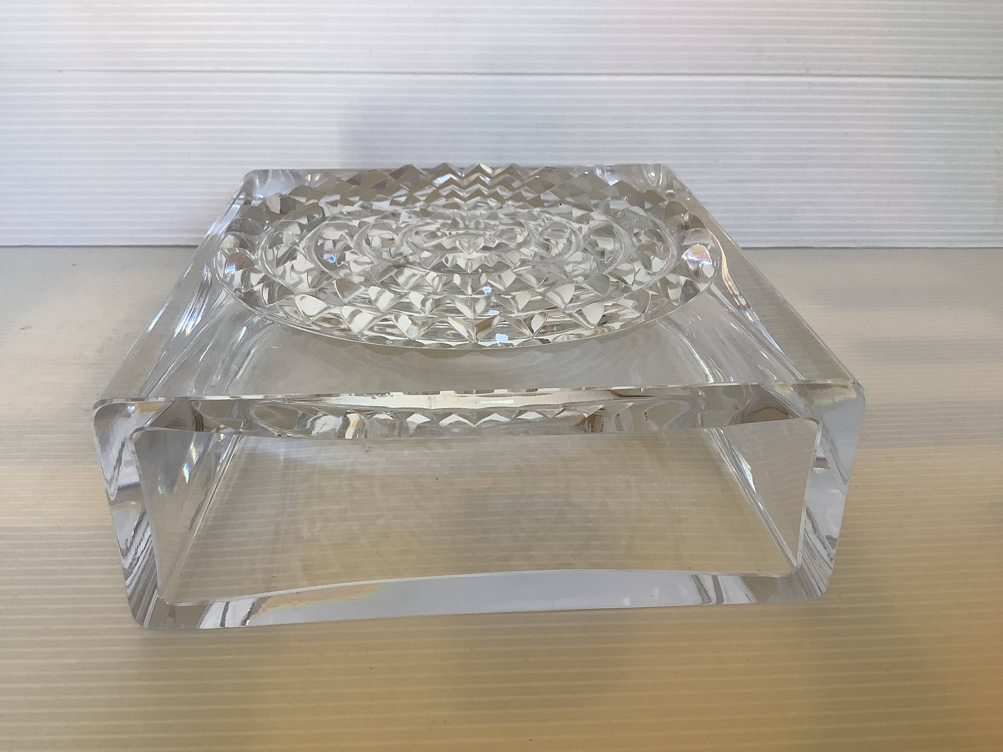 Diamond point crystal vase Germany