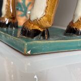 Glazed ceramic horse