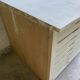 Map cabinet, vintage wooden architect's plan cabinet with 8 drawers