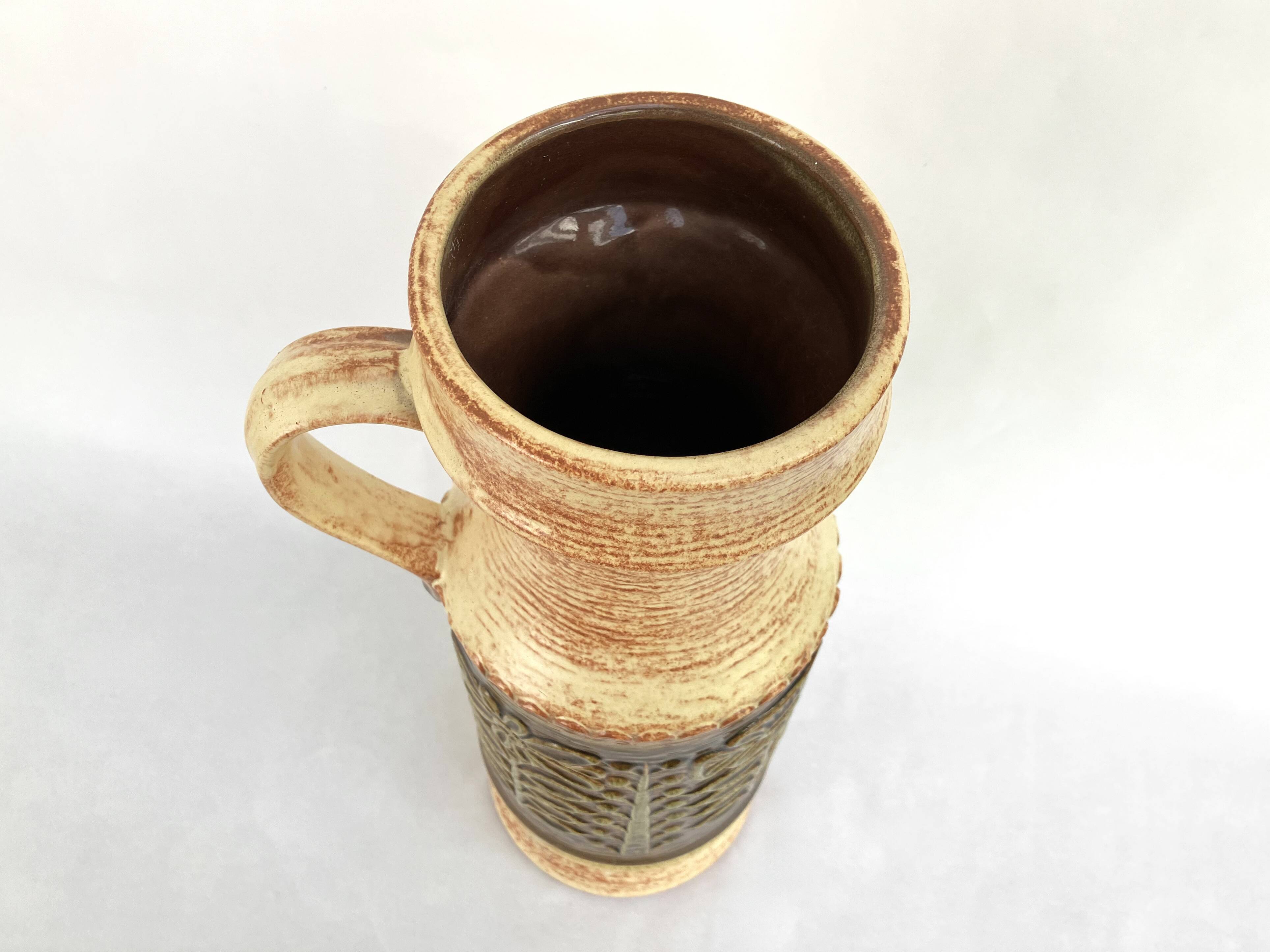 Ceramic floor vase • Üebelacker Keramik • West German ceramics • Circa 1960-70