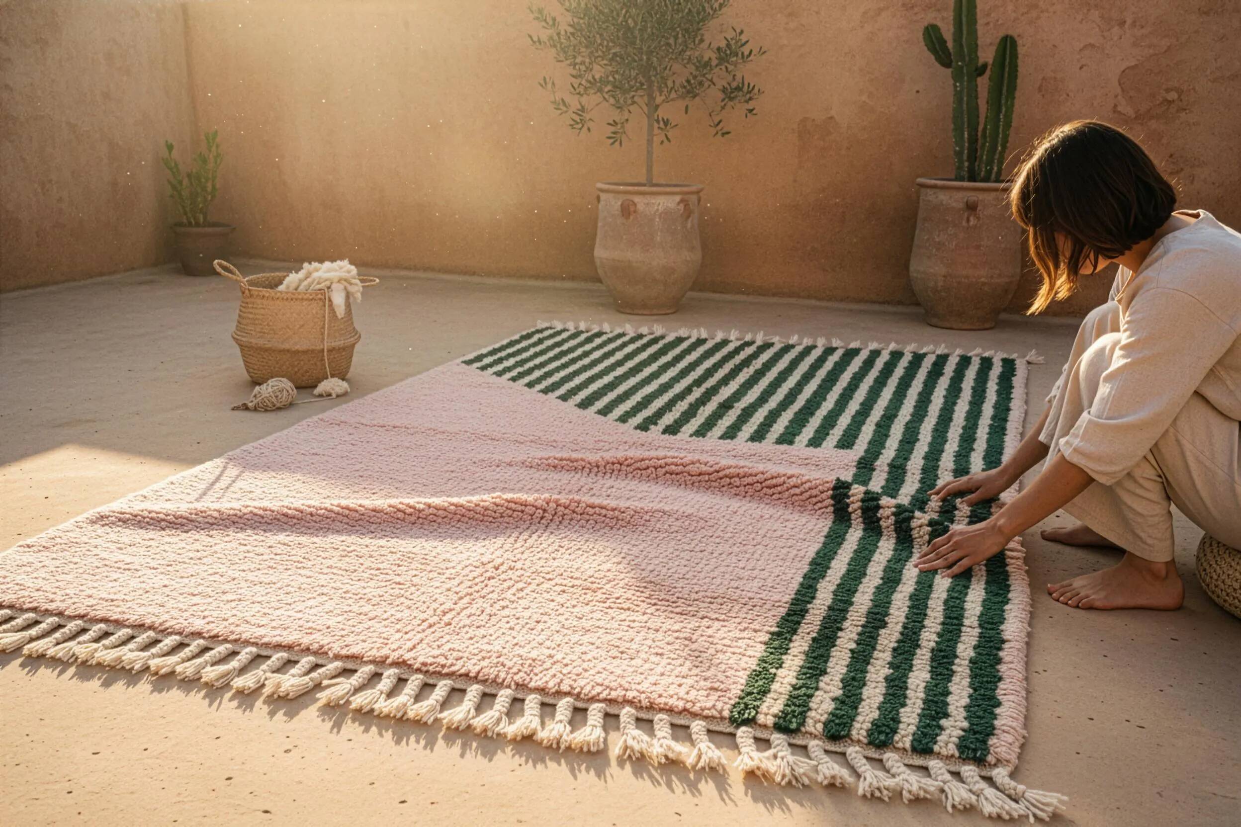 Tapis berbère authentique 2.5 x 1.5 m