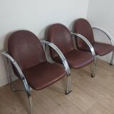 Slichaise Souvignet chrome armchair