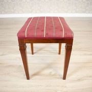 Tabouret en acajou du 20e siècle