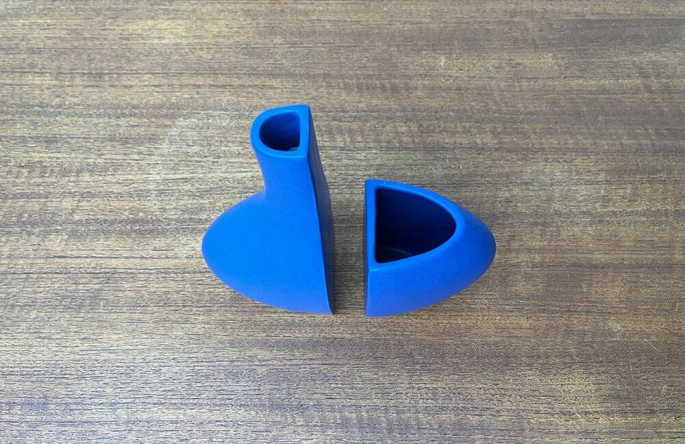 Postmodern minimalist vases from Bel Mondo, Italy, 1980s, set of 2.