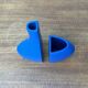 Postmodern minimalist vases from Bel Mondo, Italy, 1980s, set of 2.