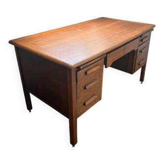 Oak english desk vintage teacher desk abbes