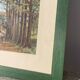 Peinture ancienne paysage breton cadre bois
