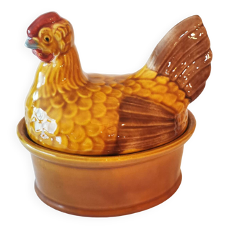 Barbotine Poule, Terrine cocotte Secla