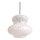 Large Space Age pendant light in speckled glass, Peill & Putzler, 1970s