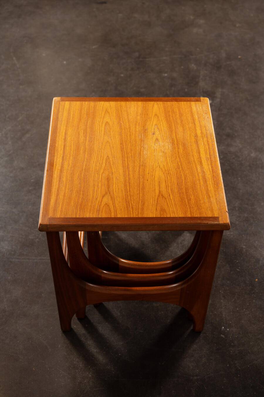 Teak nesting tables
