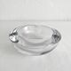Vintage Vannes crystal round ashtray