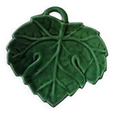Vine leaf catch-all in Vallauris barbotine Lunetta.