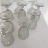 Transparent diamond tip walking glasses