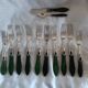 Cutlery set x8 Laure Japy silver-plated and wood