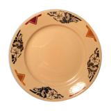 Large suite of 17 asiettes flat art déco