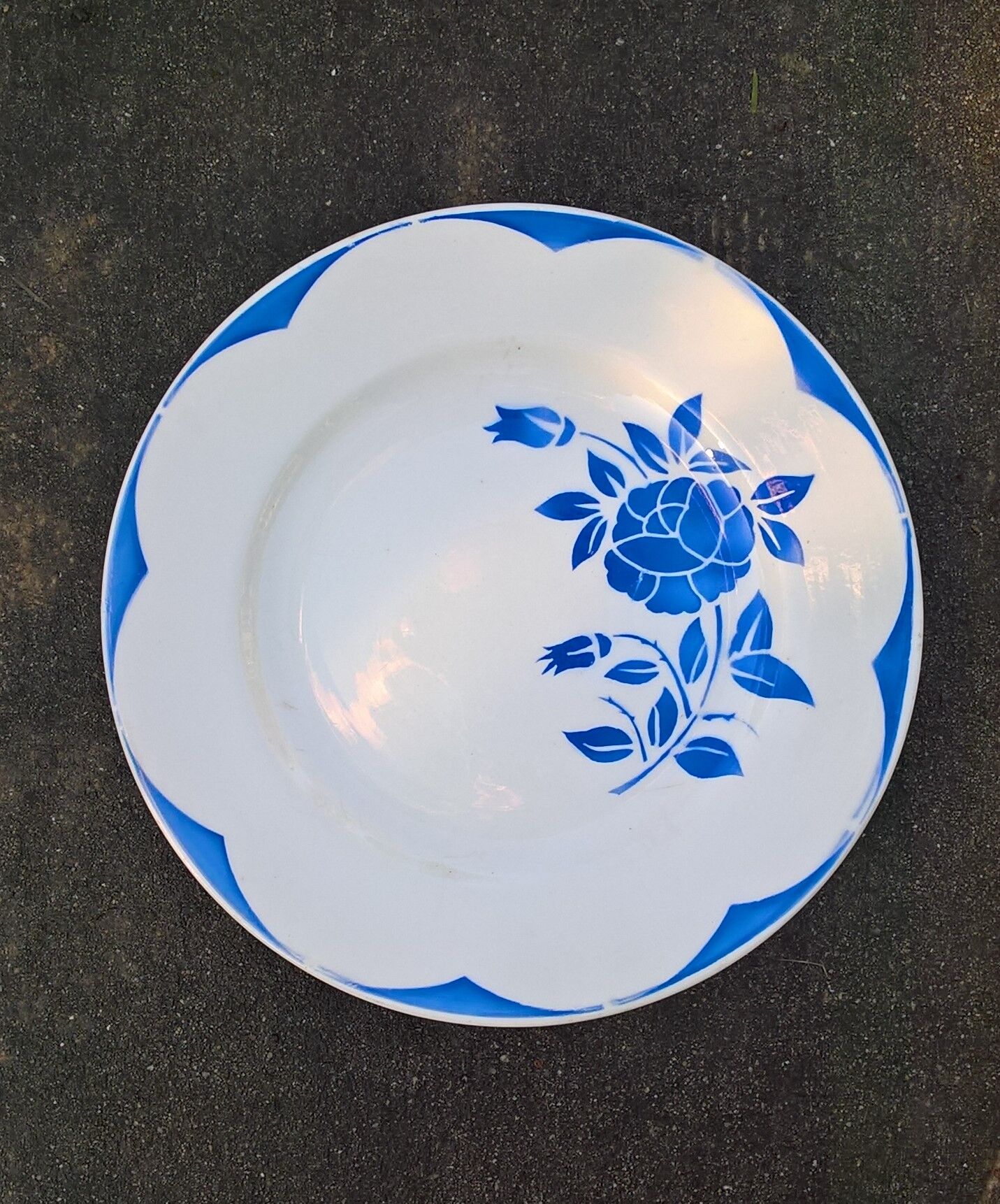 Plate Digoin Sarreguemines Corsica