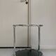 Vintage round chrome trolley / serving cart