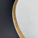 Serving dish with cakes Limoges gold edging