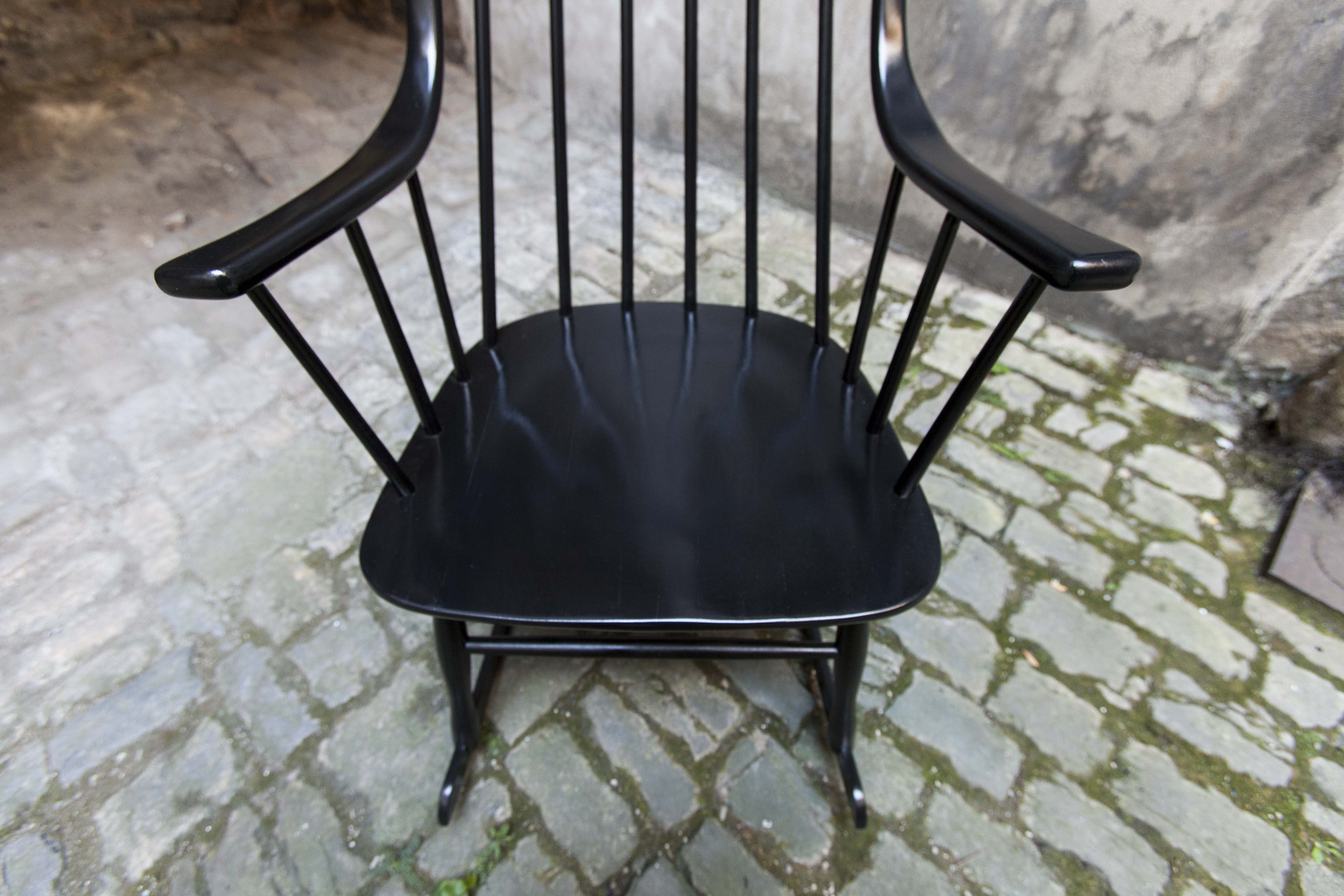 Scandinavian rocking chair by Lena Larsson for Nesto, 1958