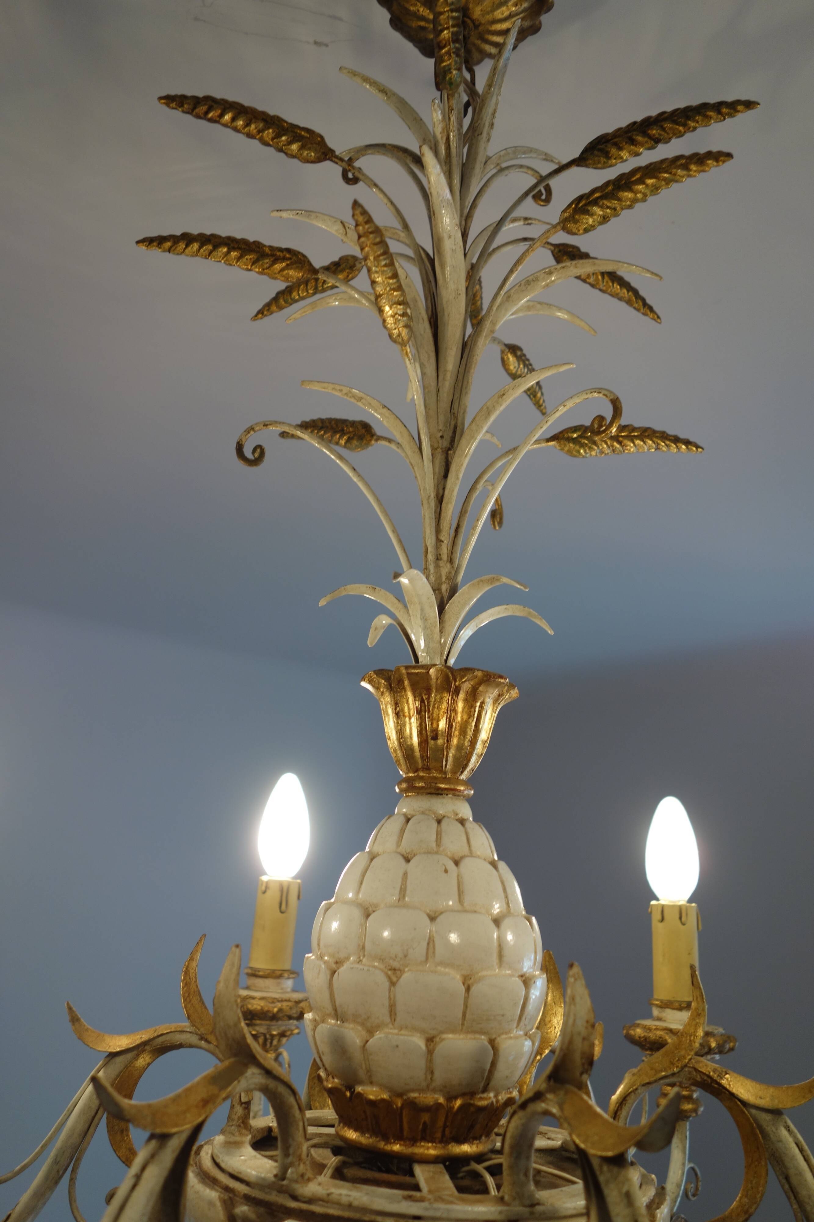 Vintage pineapple chandelier