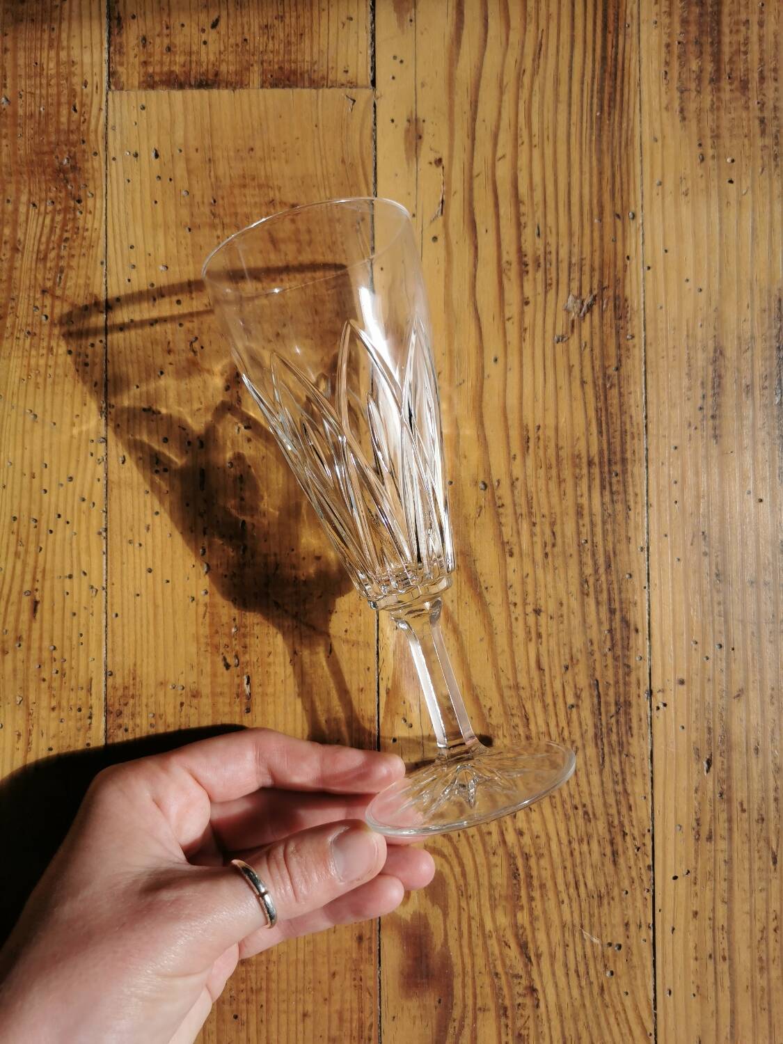 “Flower” champagne flutes