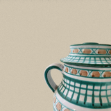 Ceramic handle and lid saucepan by Robert Picault for Vallauris