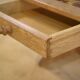 Oak bedside table by Guillerme and Chambron for Your House 1950s