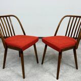 Set of 4 dining chairs by Antonín Šuman for TON