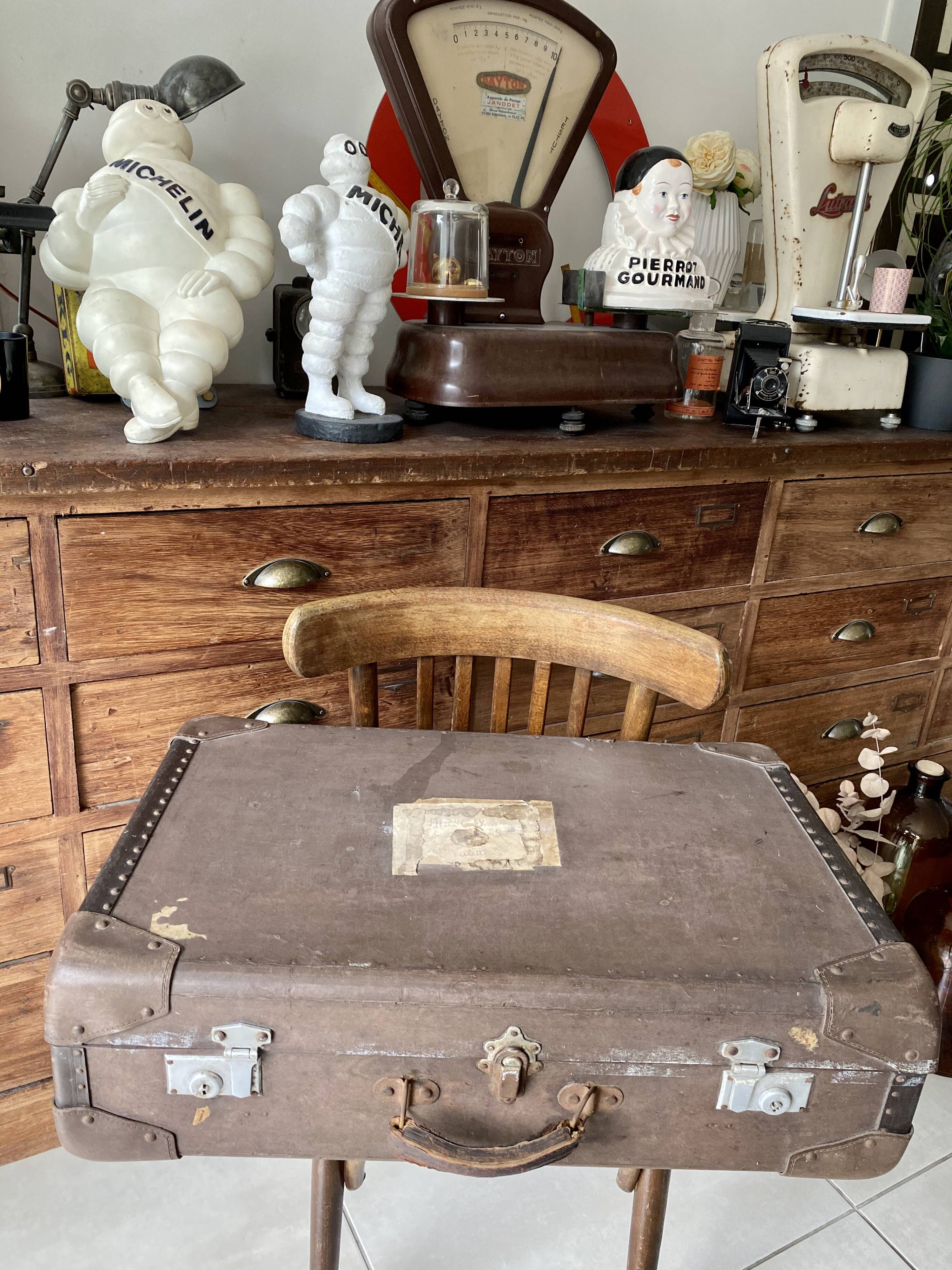 Old vintage suitcase