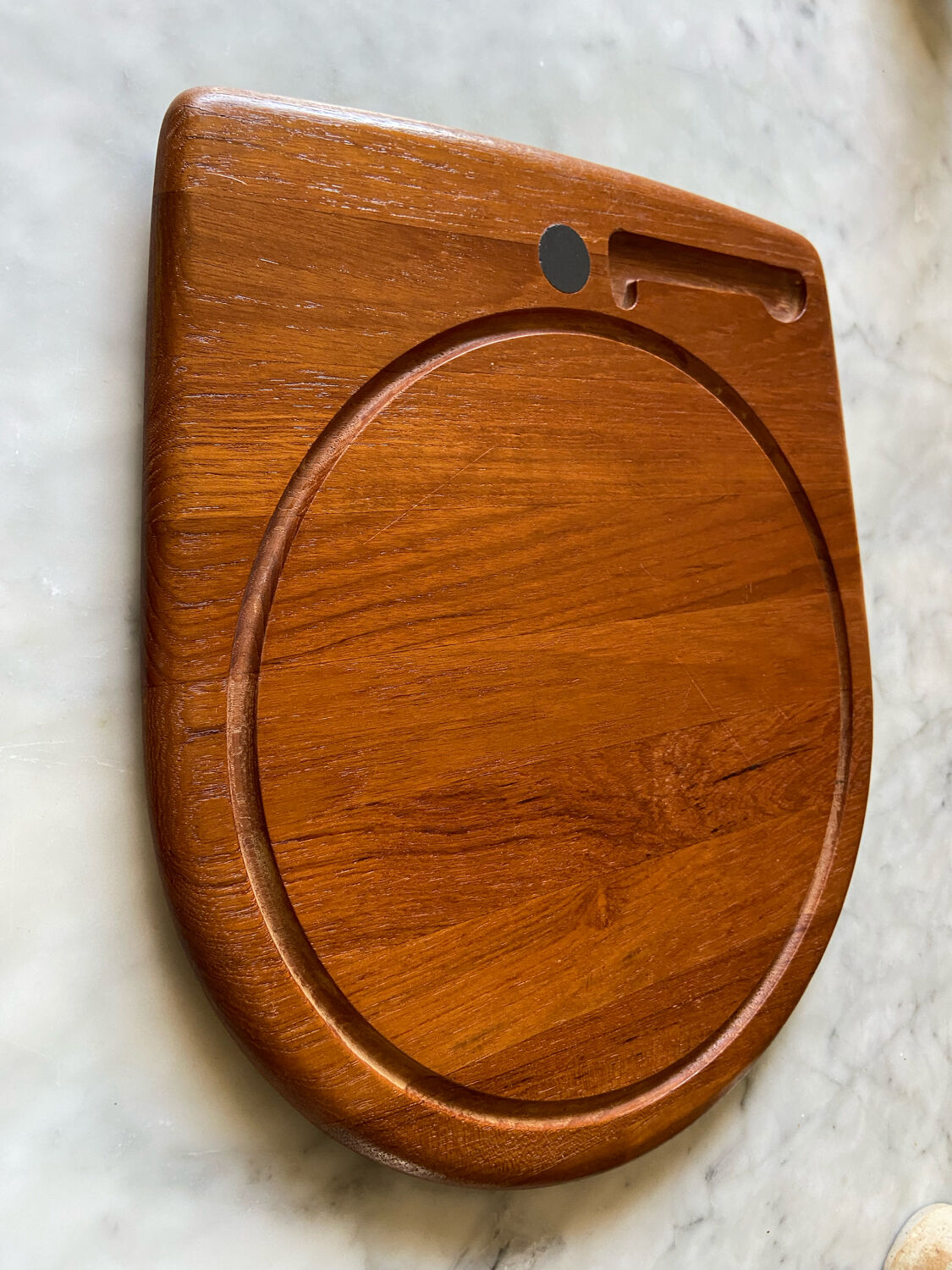 Digsmed Denmark solid teak cheese platter