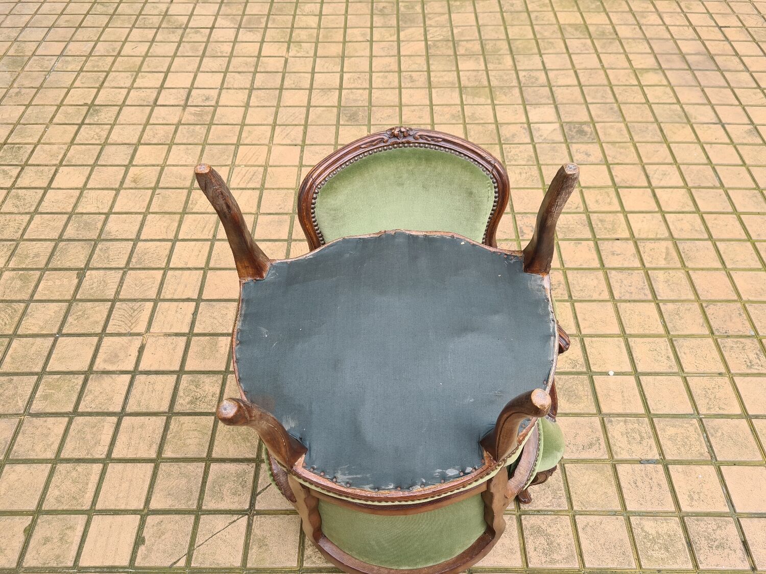 Pair of armchairs Louis XV period, stamped Baudin