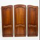 3 Louis XV style wardrobe doors in solid cherry wood
