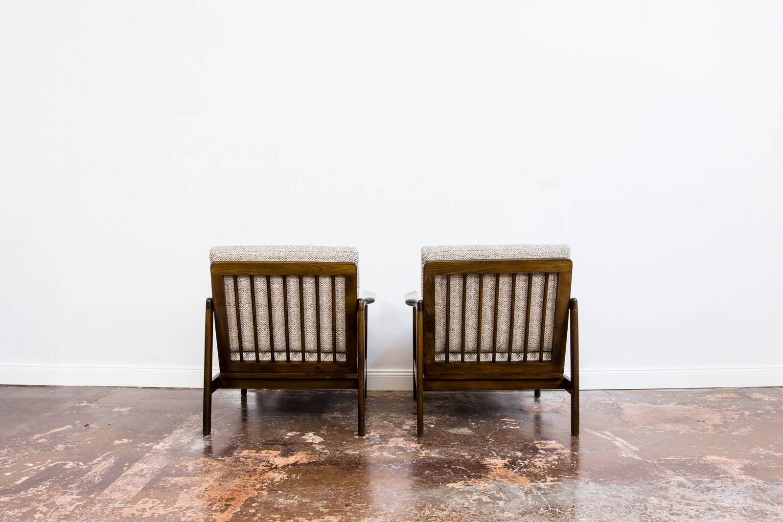 Mid Century Armchairs By Zenon Bączyk, 1960's, Set Of 2