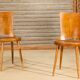 Suite de 4 chaises Baumann modèle Dove