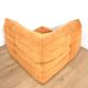 Togo corner armchair in "peach skin" by Michel Ducaroy for Ligne Roset