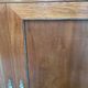 Solid wood buffet Louis XVI style with veined white marble