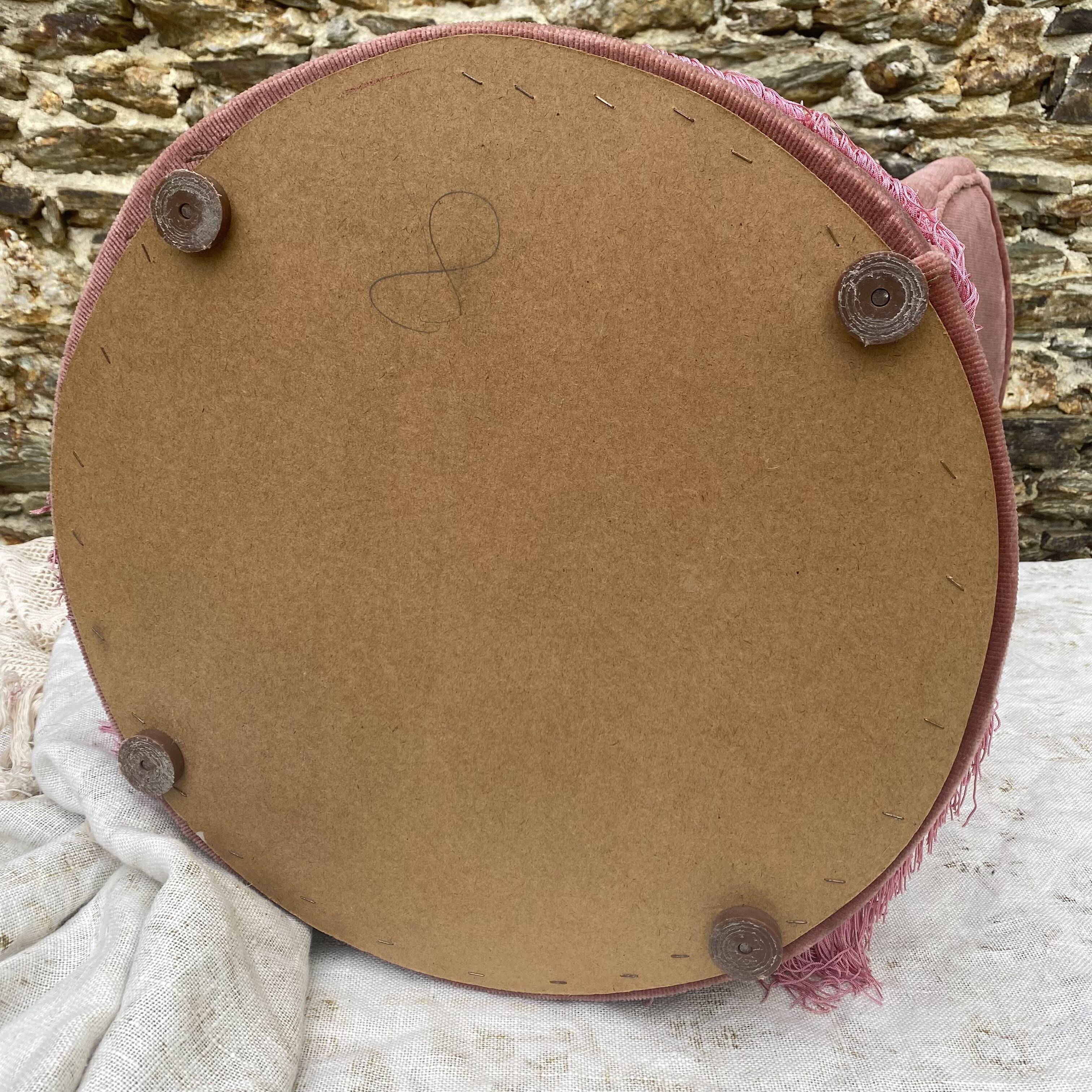 Toad armchair, vintage velvet fireside chair