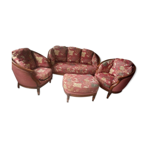 Ensemble canapé et fauteuils