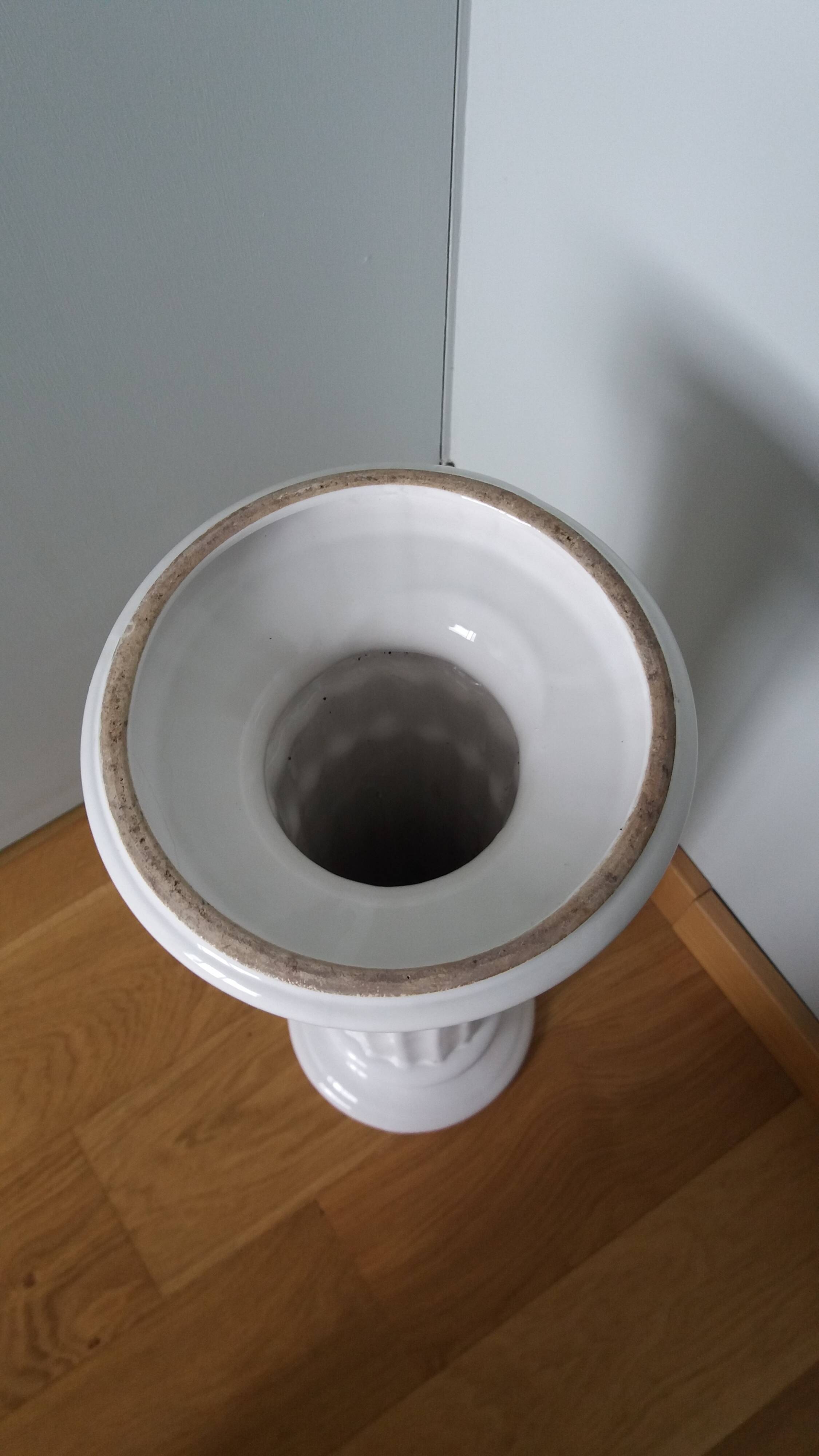 Colonne piedestal 55 cm céramique émaillée