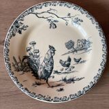 Gien porcelain plate