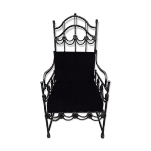 Fauteuil en fer forgé