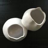 Vase double forme organique