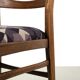 Chaises en tissu violet, ensemble de 2