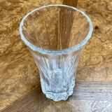 Signed Sèvres crystal vase, work from the 1970s